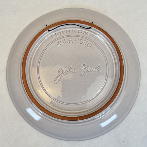 Vintage Frankoma 1970 John Frank King Of Kings Jesus Christmas Collector Plate - Picture 3 of 5